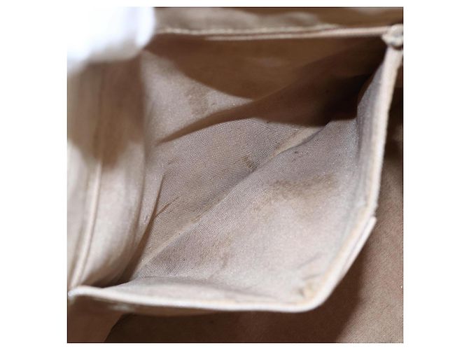 GUCCI GG Canvas Tote Bag Beige Silber 002 1076 2684 Auth 150426 - Ansicht 22