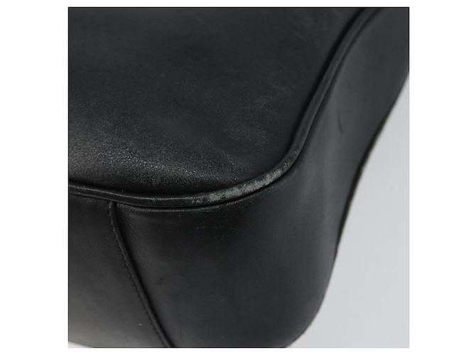 Borsa a Mano in Pelle Gucci Bamboo Nera Oro 001 0166 1638 Auth 152010 Nero D'oro - vista 15
