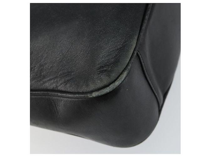 Borsa a Mano in Pelle Gucci Bamboo Nera Oro 001 0166 1638 Auth 152010 Nero D'oro - vista 16