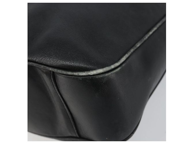Borsa a Mano in Pelle Gucci Bamboo Nera Oro 001 0166 1638 Auth 152010 Nero D'oro - vista 9