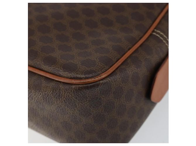 Céline Borsa a mano in tela Macadam CELINE in pelle PVC marrone oro Auth bs30599 D'oro - vista 15