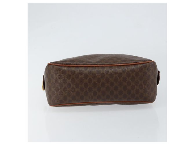 Céline Borsa a mano in tela Macadam CELINE in pelle PVC marrone oro Auth bs30599 D'oro - vista 5