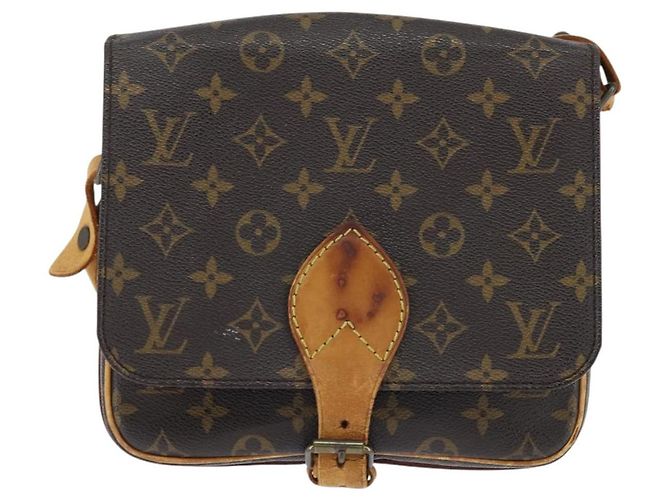 LOUIS VUITTON Monogram Cartouchiere MM Schultertasche M51253 LV Auth 150378 Monogramm - Ansicht 13