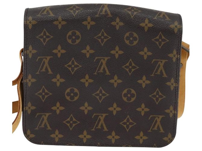 LOUIS VUITTON Monogram Cartouchiere MM Schultertasche M51253 LV Auth 150378 Monogramm - Ansicht 2