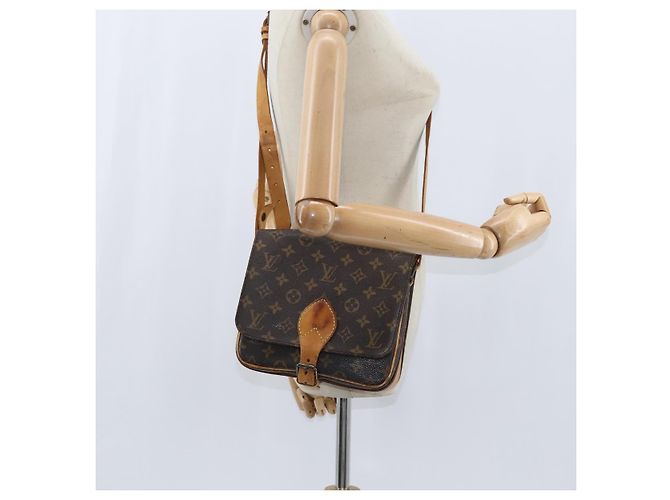 LOUIS VUITTON Monogram Cartouchiere MM Schultertasche M51253 LV Auth 150378 Monogramm - Ansicht 23