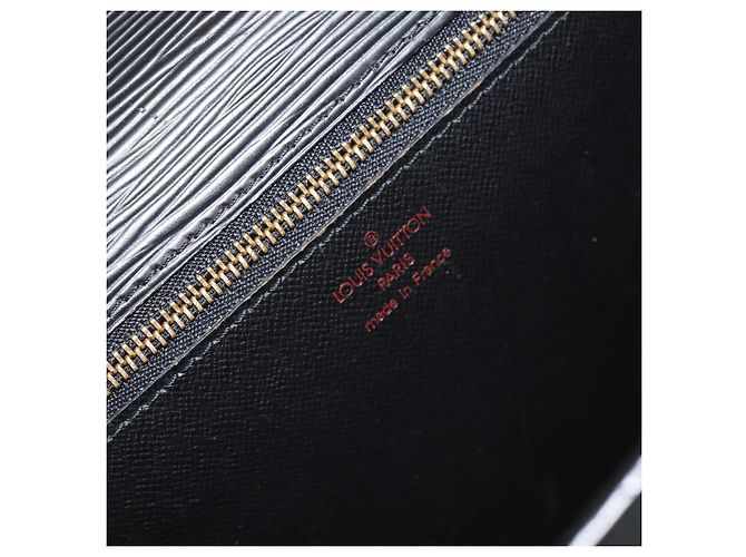 LOUIS VUITTON Borsa a Mano Epi Monceau 28 Nera M52122 LV Auth bs30382 Nero - vista 20