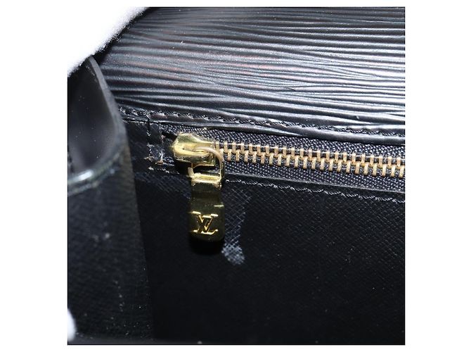LOUIS VUITTON Borsa a Mano Epi Monceau 28 Nera M52122 LV Auth bs30382 Nero - vista 23