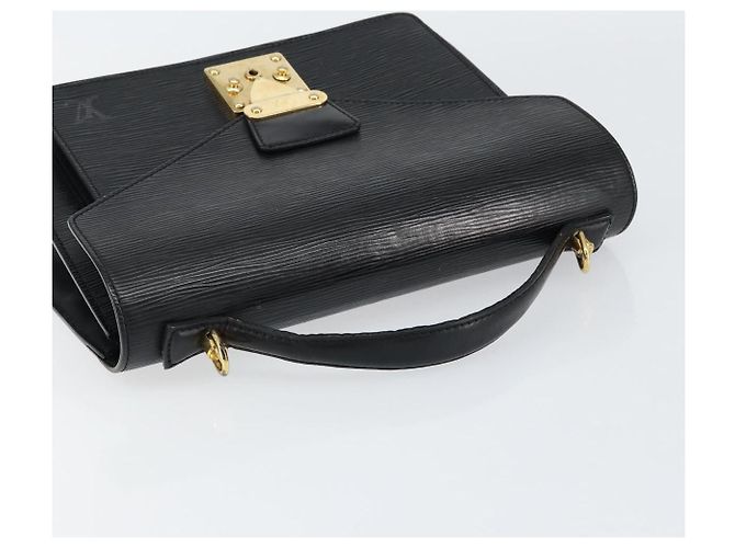 LOUIS VUITTON Borsa a Mano Epi Monceau 28 Nera M52122 LV Auth bs30382 Nero - vista 6