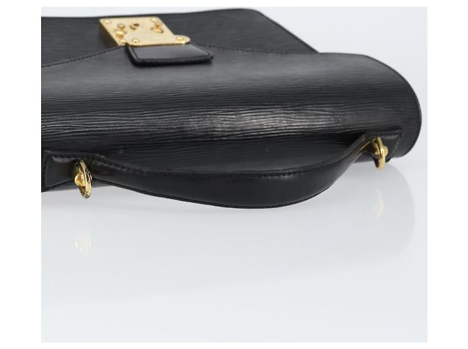 LOUIS VUITTON Borsa a Mano Epi Monceau 28 Nera M52122 LV Auth bs30382 Nero - vista 7