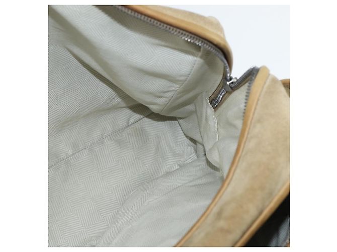 Borsa a Spalla LOUIS VUITTON Suede Beige LV Auth bs30621 - vista 18