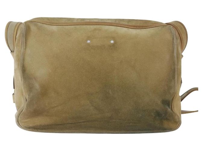Borsa a Spalla LOUIS VUITTON Suede Beige LV Auth bs30621 - vista 2