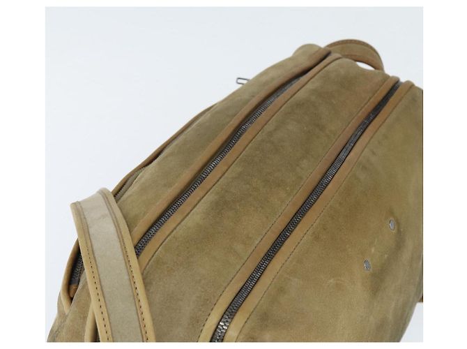 Borsa a Spalla LOUIS VUITTON Suede Beige LV Auth bs30621 - vista 6