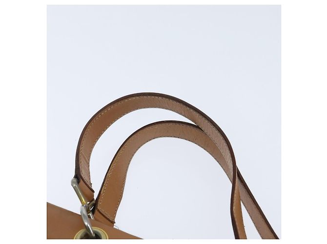Céline Sac fourre-tout en toile Macadam CELINE en cuir PVC marron doré Auth ki6127 - vue 8