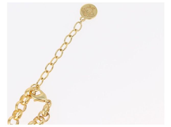 COLLANA Medusa VERSACE in metallo dorato Auth bs30845 D'oro - vista 13