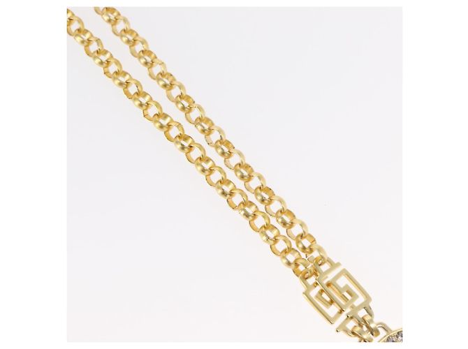 COLLANA Medusa VERSACE in metallo dorato Auth bs30845 D'oro - vista 4