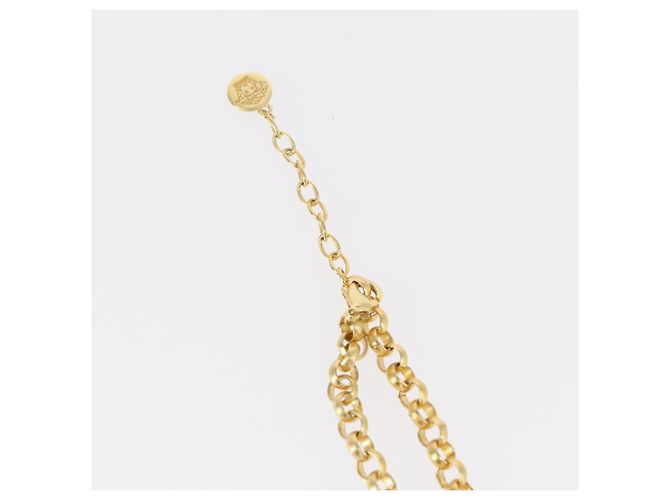 COLLANA Medusa VERSACE in metallo dorato Auth bs30845 D'oro - vista 7