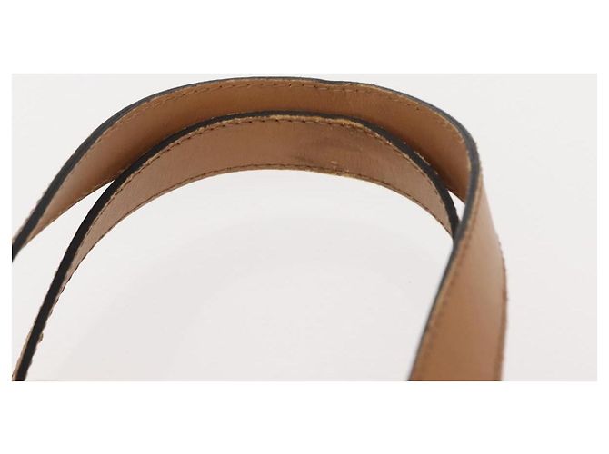 Borsa a mano Christian Dior in pelle beige dorato Auth BA7513 D'oro - vista 8