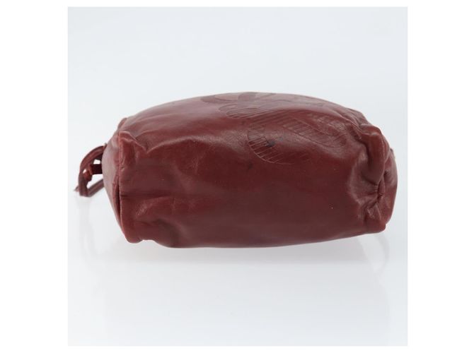 LOEWE Borsa a Spalla Anagram Pelle Bordeaux Auth 148431 Bordò - vista 5