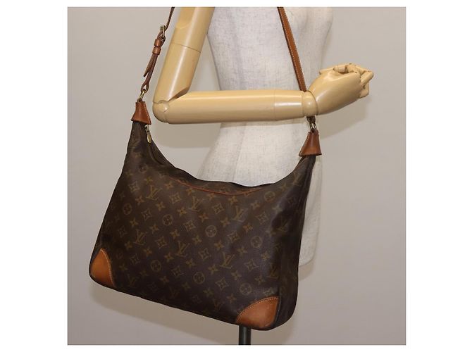 LOUIS VUITTON Borsa a Spalla Monogram Boulogne 35 M51260 LV Auth 144151 Monogramma - vista 21