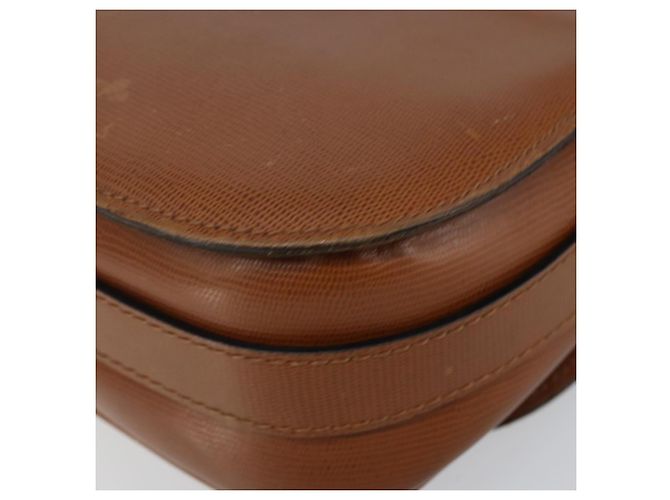 Céline Borsa a Spalla CELINE in Pelle Marrone Oro Auth 142807 D'oro - vista 15