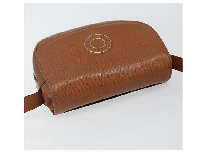 Céline Borsa a Spalla CELINE in Pelle Marrone Oro Auth 142807 D'oro - vista 6