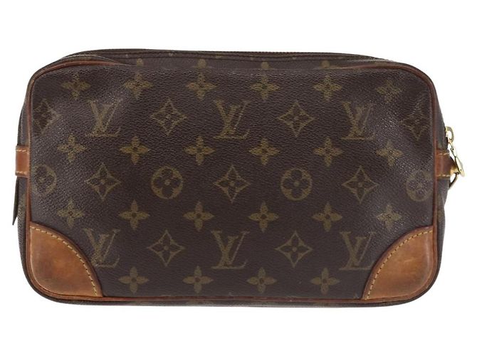 LOUIS VUITTON Clutch Marly Dragonne GM Monogram M51825 LV Auth BA6162 Monogramma - vista 2