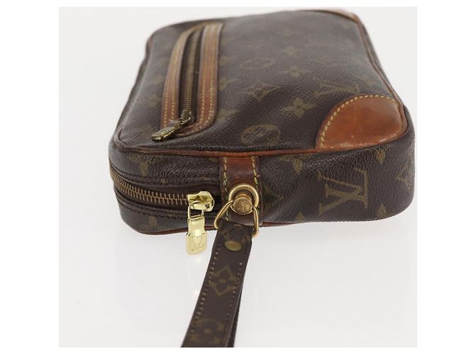 LOUIS VUITTON Clutch Marly Dragonne GM Monogram M51825 LV Auth BA6162 Monogramma - vista 4