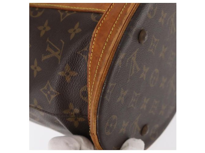 LOUIS VUITTON Borsa a Spalla Monogram Bucket GM M42236 LV Auth 154494 Monogramma - vista 12