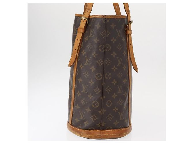 LOUIS VUITTON Borsa a Spalla Monogram Bucket GM M42236 LV Auth 154494 Monogramma - vista 4