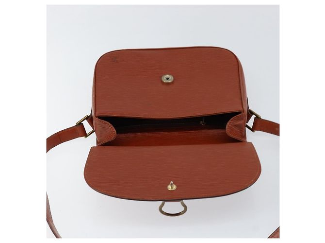 LOUIS VUITTON Borsa a Spalla Epi Saint Cloud GM Marrone M52193 LV Auth ep12120 - vista 15