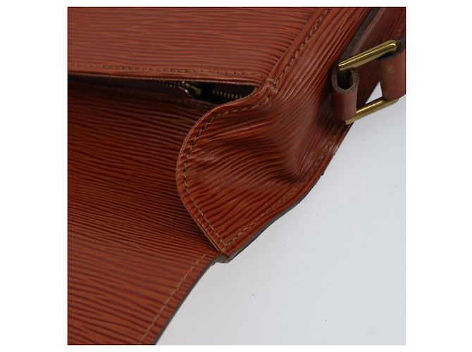 LOUIS VUITTON Borsa a Spalla Epi Saint Cloud GM Marrone M52193 LV Auth ep12120 - vista 16