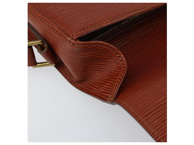 LOUIS VUITTON Borsa a Spalla Epi Saint Cloud GM Marrone M52193 LV Auth ep12120 - vista 17