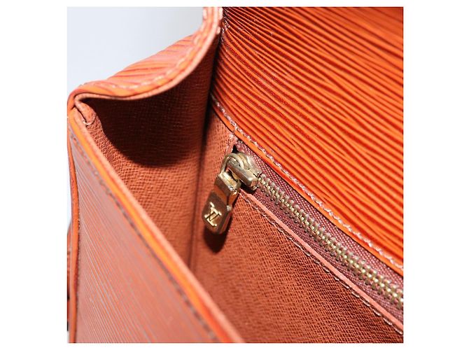 LOUIS VUITTON Borsa a Spalla Epi Saint Cloud GM Marrone M52193 LV Auth ep12120 - vista 22