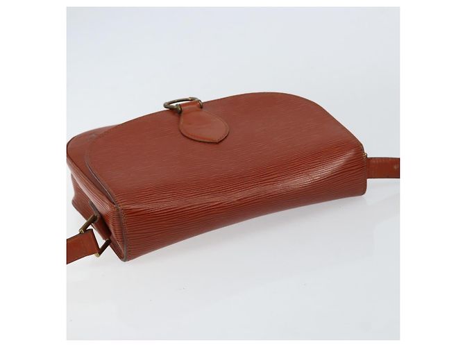 LOUIS VUITTON Borsa a Spalla Epi Saint Cloud GM Marrone M52193 LV Auth ep12120 - vista 6