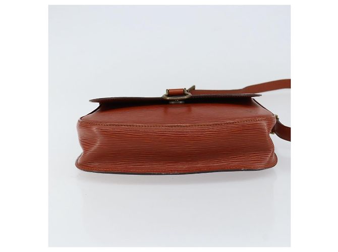LOUIS VUITTON Borsa a Spalla Epi Saint Cloud GM Marrone M52193 LV Auth ep12120 - vista 9