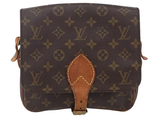 LOUIS VUITTON Monogram Cartouchiere MM Shoulder Bag M51253 LV Auth ka285 - view 2