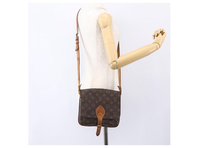 LOUIS VUITTON Monogram Cartouchiere MM Shoulder Bag M51253 LV Auth ka285 - view 24