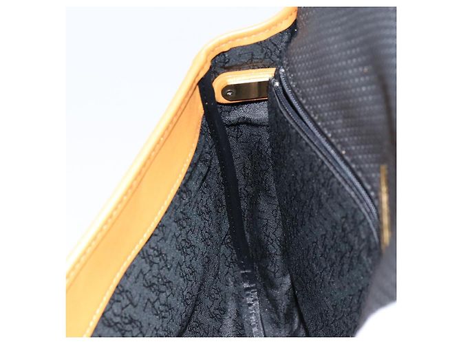 Saint Laurent Borsa a Spalla in Pelle Beige Oro Auth yk19534 D'oro - vista 19