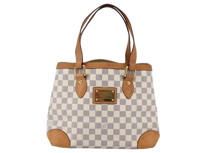 LOUIS VUITTON Borsa Tote Hampstead PM Damier Azur N51207 LV Auth BA6345 - vista 13
