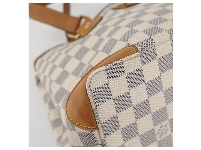 LOUIS VUITTON Borsa Tote Hampstead PM Damier Azur N51207 LV Auth BA6345 - vista 14