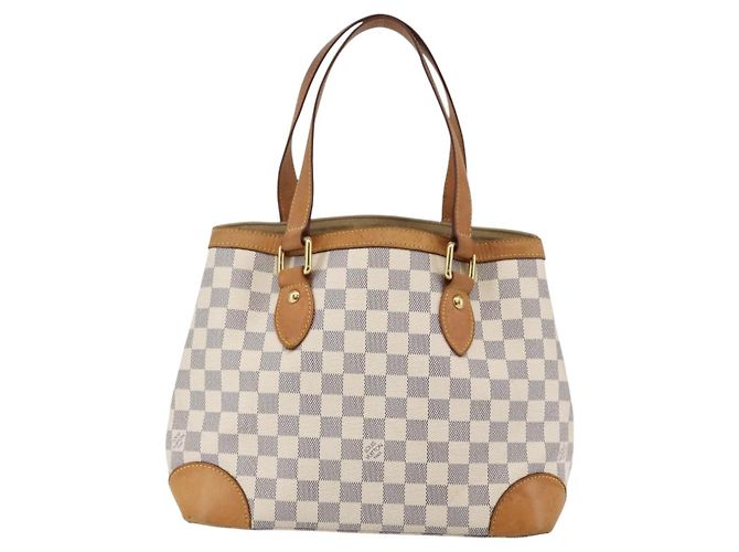 LOUIS VUITTON Borsa Tote Hampstead PM Damier Azur N51207 LV Auth BA6345 - vista 2