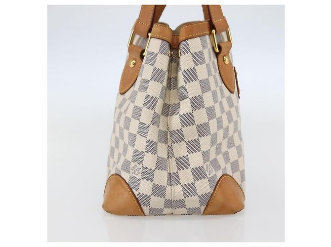 LOUIS VUITTON Borsa Tote Hampstead PM Damier Azur N51207 LV Auth BA6345 - vista 3