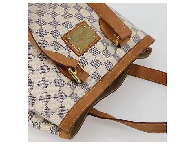 LOUIS VUITTON Borsa Tote Hampstead PM Damier Azur N51207 LV Auth BA6345 - vista 6