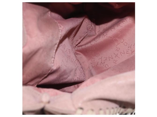 Autre Marque Stella MacCartney Chain Fabera Schultertasche aus Wildleder Rosa Silber Auth BA6012 Pink - Ansicht 11