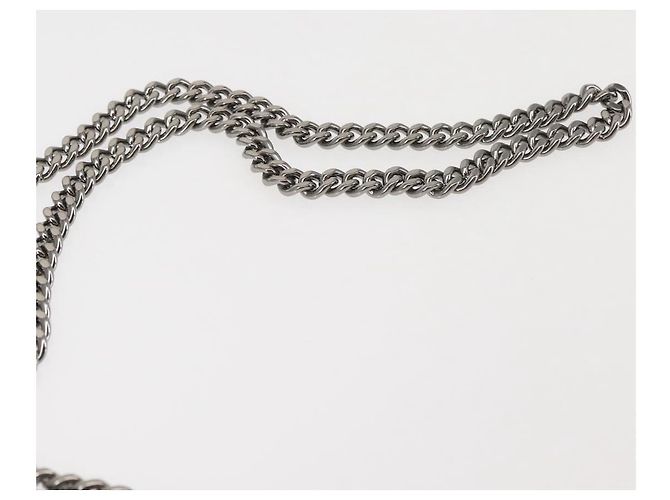 Autre Marque Stella MacCartney Chain Fabera Schultertasche aus Wildleder Rosa Silber Auth BA6012 Pink - Ansicht 15