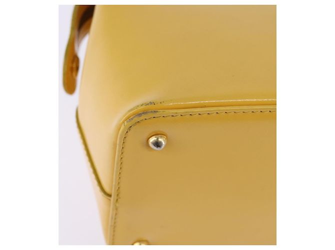 Borsa a mano Gianni Versace in pelle 2 in 1 giallo oro Auth th6323 D'oro - vista 17
