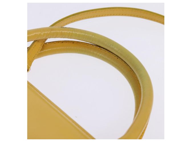 Borsa a mano Gianni Versace in pelle 2 in 1 giallo oro Auth th6323 D'oro - vista 8
