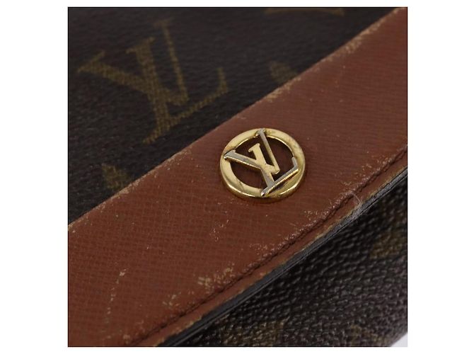 LOUIS VUITTON Borsa a Spalla Monogram Bordeaux 27 M51797 LV Auth 143318 Monogramma - vista 19