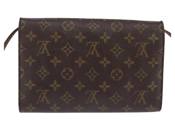 LOUIS VUITTON Borsa a Spalla Monogram Bordeaux 27 M51797 LV Auth 143318 Monogramma - vista 2