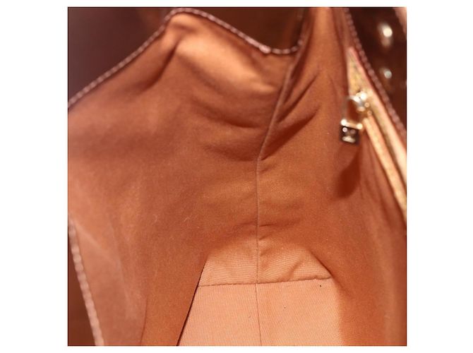 LOUIS VUITTON Monogram Vernis Reade MM Hand Bag Bronze M91143 LV Auth ep12070 - view 19